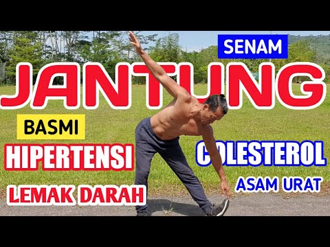 Senam JANTUNG | untuk HIPERTENSI - Colesterol - Asam urat - lemak darah akan hilang