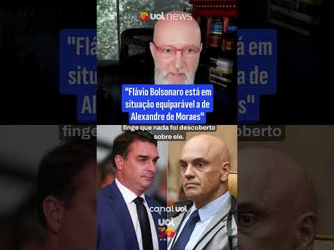 Flávio Bolsonaro está em situação equiparável a de Alexandre de Moraes, analisa Josias