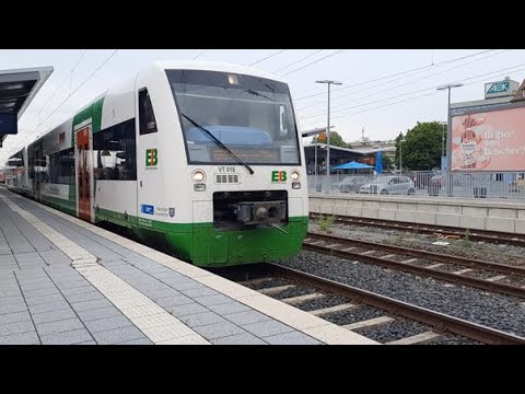 Vertrek RB 40 / RB 50 (Erfurter Bahn) richting Schweinfurt Stadt op Schweinfurt Hbf [5-6-2022]
