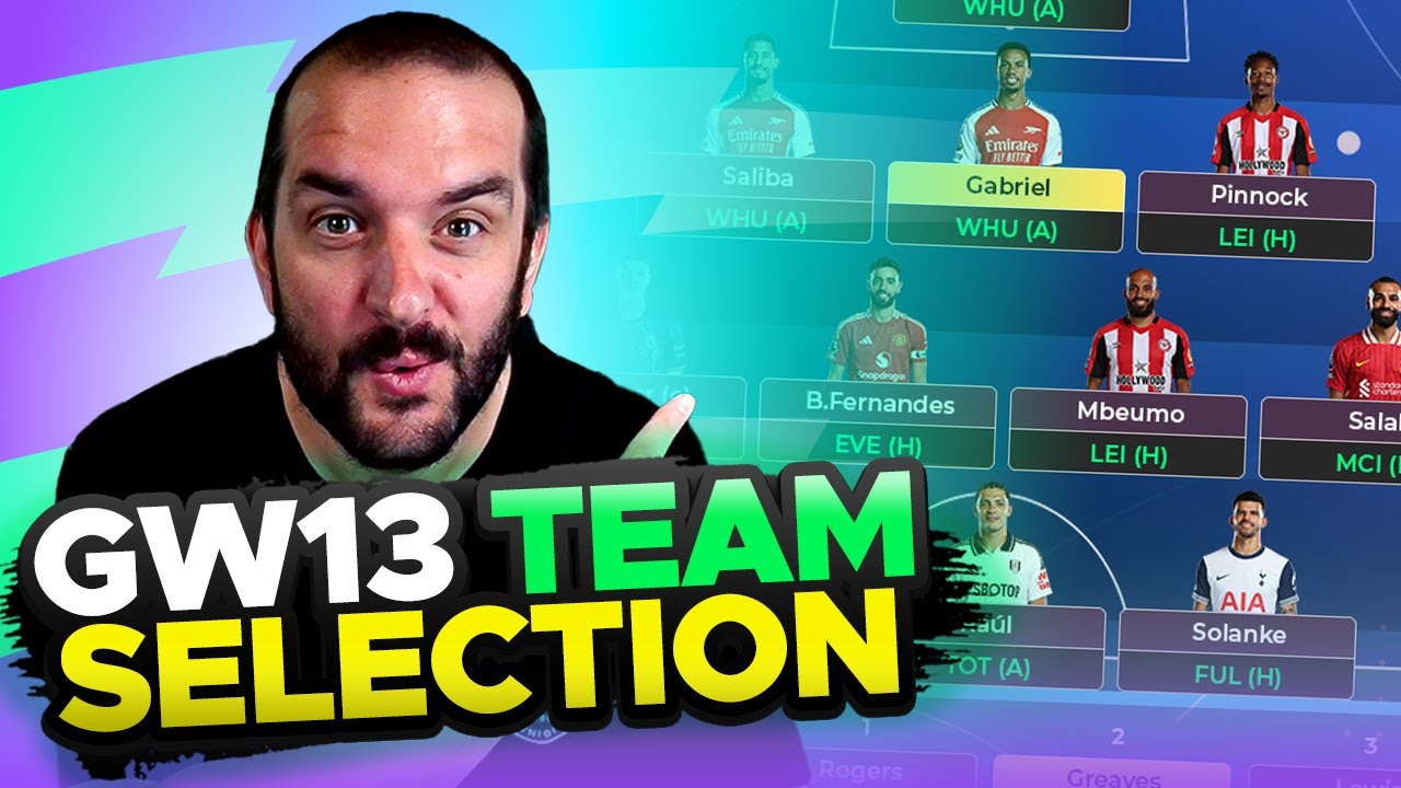 IGNORE SAKA 🤔 | FPL TEAM SELECTION | GAMEWEEK 13 | Fantasy Premier League Tips 2024/25