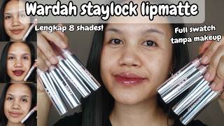 Download lagu Terbaru! Wardah staylock lipmatte - Full swatch all 8 shades tanpa makeup mp3