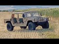 Nachhaltiger Geländewagen Humvee Fahren Hummer H1 HMMWV M998 Ein Super Nachhaltiges Sommerauto