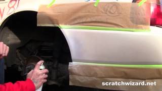 How apply pearl white spray paint.