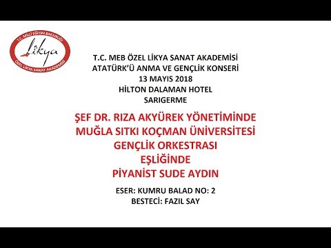 LİKYA 13 MAYIS 2018-SUDE AYDIN-KUMRU BALLAD NO.2