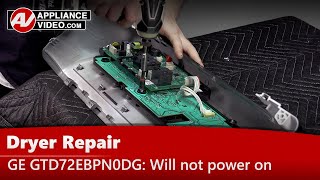 GE Dryer Repair - Will Not Power On - Main Control