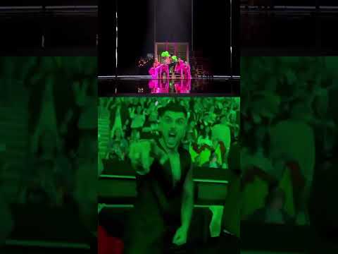 Andrew Lambrou On The Green Room Singing CHA CHA CHA #eurovision #eurovision2023 #shorts