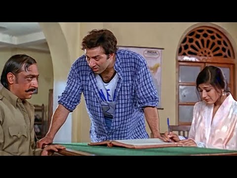 सोनाली बेंद्रे के खातिर सनी देओल ने पुलिस स्टेशन में गुलशन ग्रोवर को चेतावनी दी