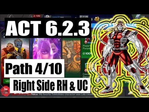 Act 6.2.3 Path 4/10 (Right Side RedHulk & UC) - Marvel Contest of Champions