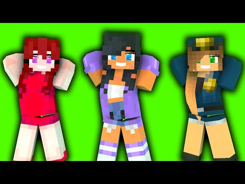 MONSTER SCHOOL : SUPER IDOL DANCE MEME APHMAU, FNF GIRLFRIEND & POLICE GIRL - MINECRAFT ANIMATION