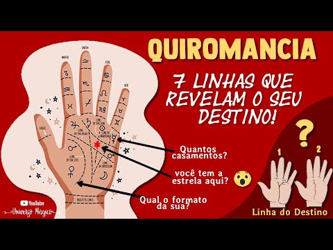 PALMISTRY: Destiny in the Reading of the 7 Lines of the Hands