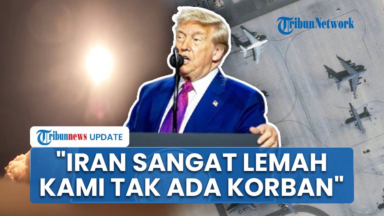 Trump Remehkan Serangan Rudal Iran ke Pangkalan AS di Qatar: Sangat Lemah, Tak Ada Nyawa yang Hilang