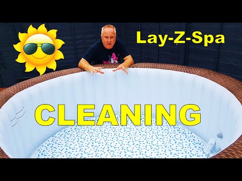 How to Clean Your Lay z Spa & Filter | Lay-Z-Spa St Moritz 2021 🎓