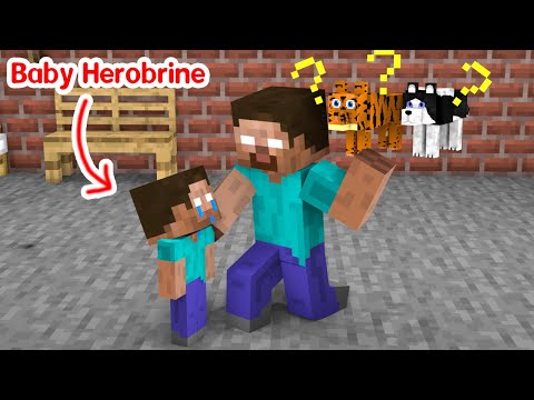 Who Took Baby Herobrine's Dog? - Minecraft Animation