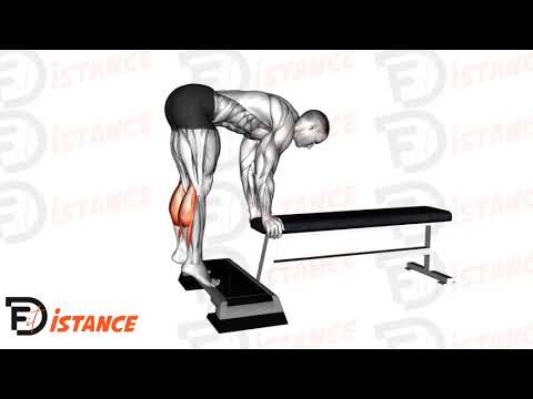 Exercice Élévation des mollets à la Arnold (Donkey calf)