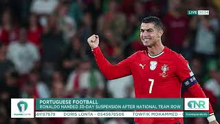 Cristiano Ronaldo Handed 30-Day Suspension by Portuguese Football Federation