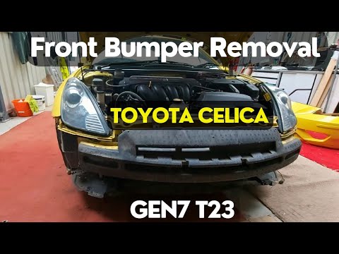Celica Gen7 Front Bumper Removal Guide