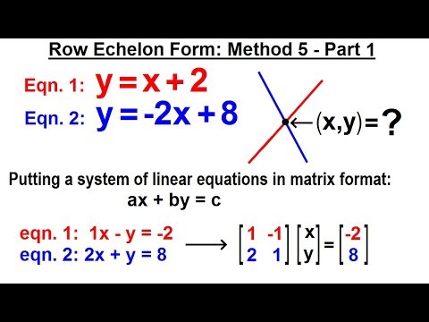 Algebra Ch 34 Solving Systems of Linear Equations 1 of 31 What is a System of Linear Equations