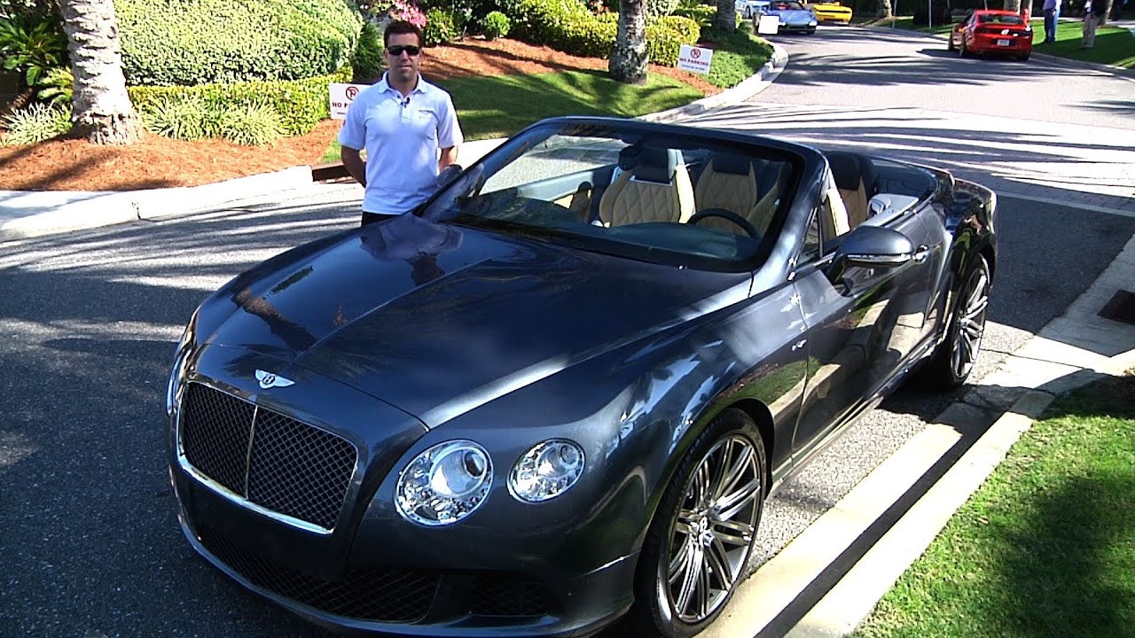 New Bentley Continental GT Speed Convertible - Luxury at 200 MPH!