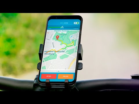 Bike Ride Tracker. Bicycle GPS Video