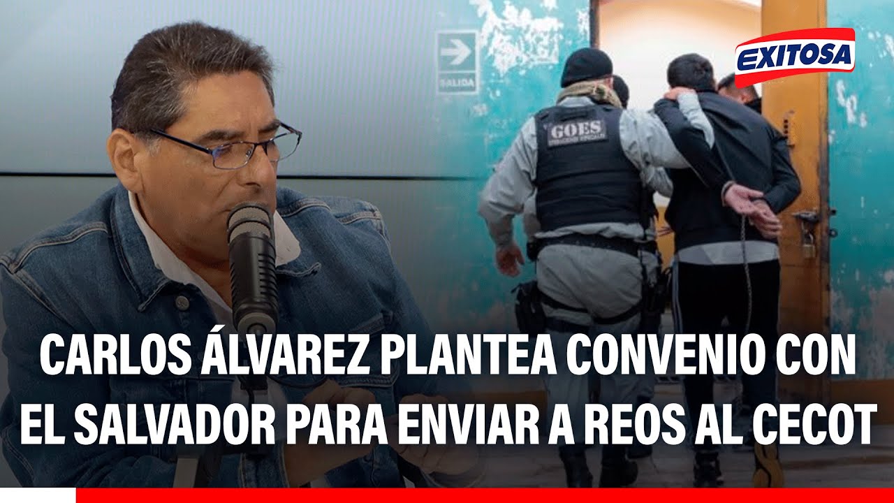 🔴🔵 Carlos Álvarez plantea convenio con El Salvador para enviar a reos de alta peligrosidad al CECOT