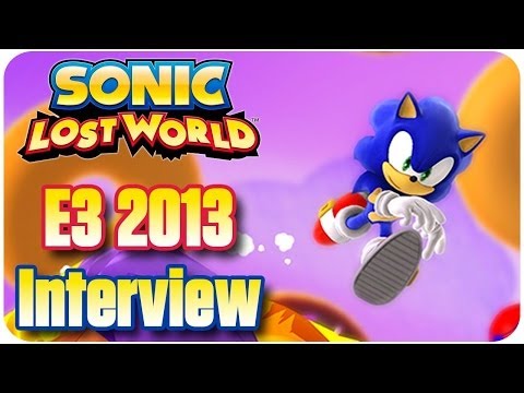Sonic Lost Worlds E3 Hands-on & Aaron Webber Interview (Direct Gameplay)