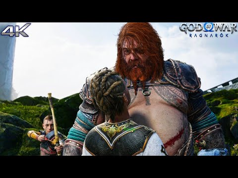Thor Saves Atreus From Heimdall Bullying Scene - God of War Ragnarok {4K 60FPS}
