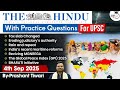 The Hindu Analysis 4th September 2025 The Hindu News Paper Today With Practice Questions
