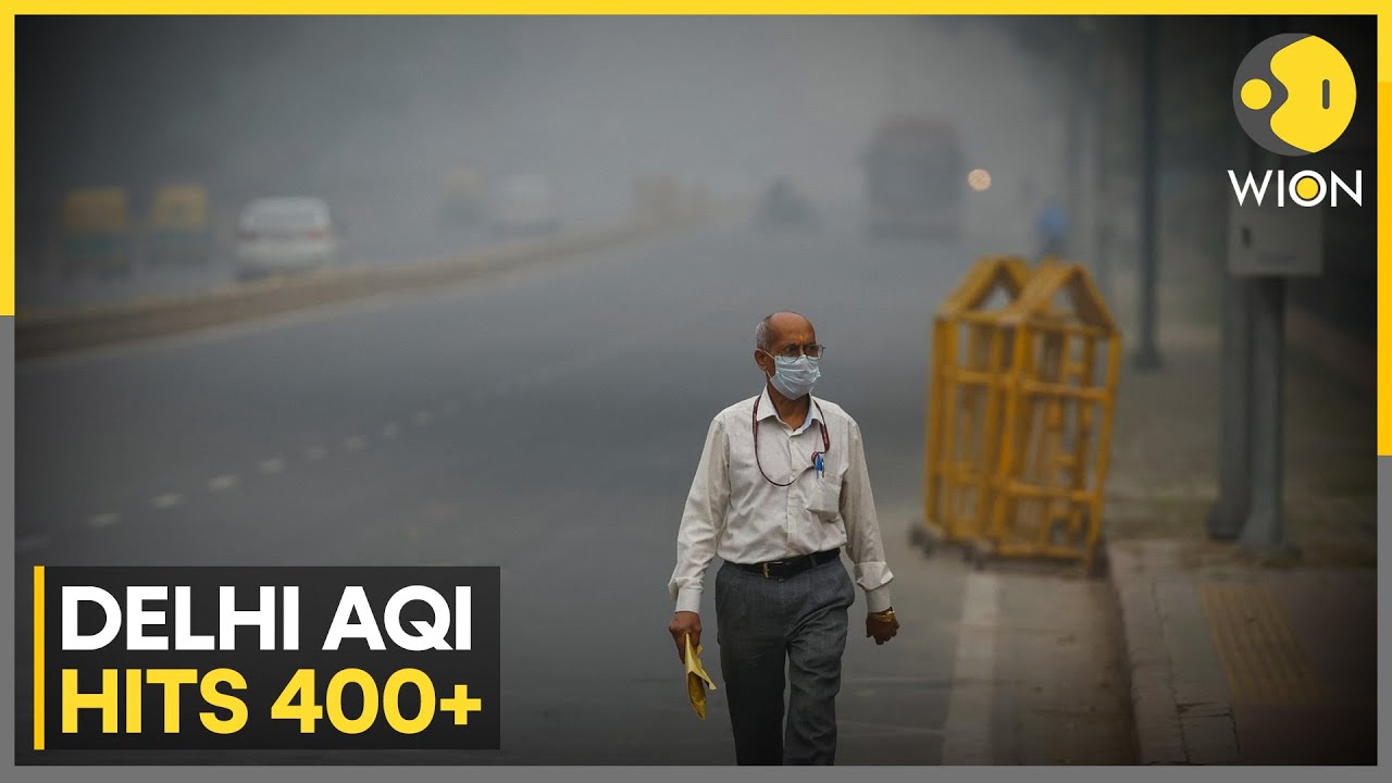 Toxic Air in Delhi: Delhi Chokes as AQI Breaches 400, GRAP-III Pollution Curbs Enforced | WION