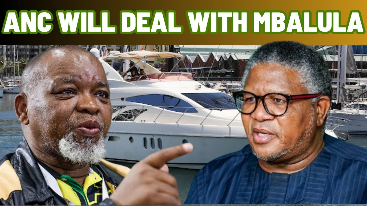 Mbalula Yacht Scandal : Mantashe THROWS him under the bus