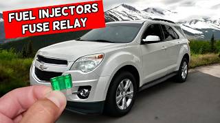 CHEVROLET EQUINOX Fuel Injectors Fuse Relay Location Replacement 2010 2011 2012 2013 2014 2015 2016