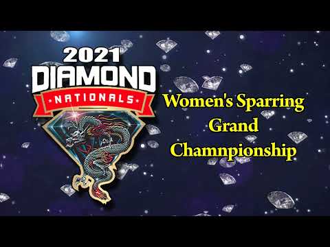 Morgan Plowden vs Ki'tana Everett Women's Sparring Final 2021 Diamond Nationals Karate Tournament