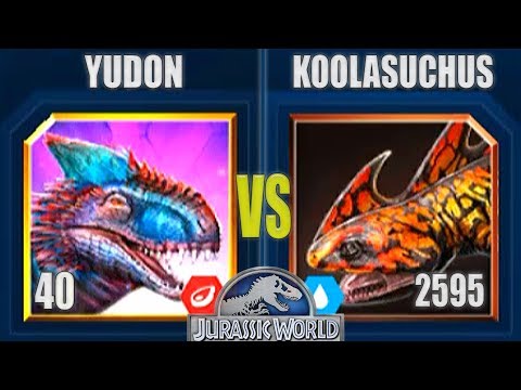 YUDON vs KOOLASUCHUS - EXCLUSIVE VIP BATTLE | JURASSIC WORLD THE GAME