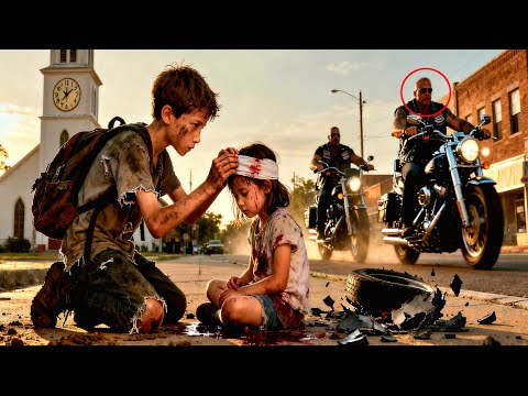 Homeless Boy Missed Adoption Meeting to Save Bikers Daughter, Next Day Hells Angels Changed His Life