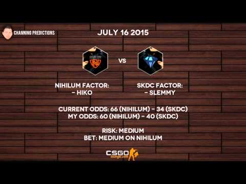 CSGO Betting: Nihilum vs SKDC Prediction [July 19 2015]