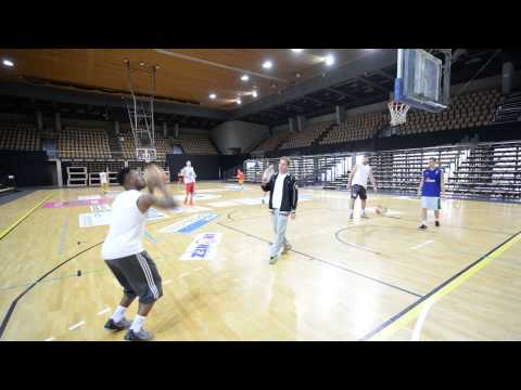 Trend-Optika Falco Kc Szombathely Nicholas Covington edzésen