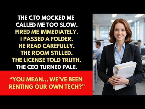 The CTO Fired Me for Being Too Slow — I Controlled the Master License