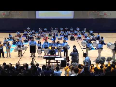 Rowe-Clark Drumline Winter Pep Rally 2014