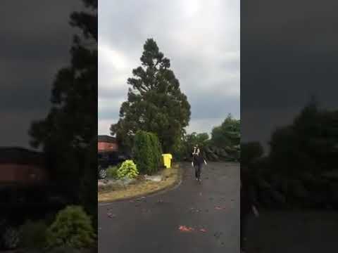 Schade na tornado Duitsland/Damage after tornado Germany 16-05-2018