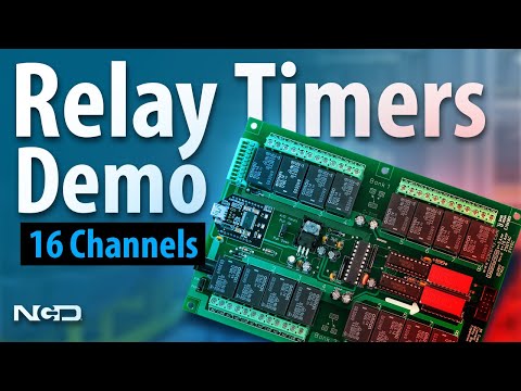 Relay Timers Demonstrated with a 16-Channel USB Relay Module (ProXR Part 5)