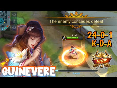 GUINEVERE SUPER HIGH DAMAGE! ONE HIT DELETE | ENEMY AUTO SURRENDER - MLBB