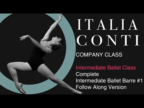 Complete Ballet Barre for intermediate dancer (follow along version) - Intermediate  ballet barre #1