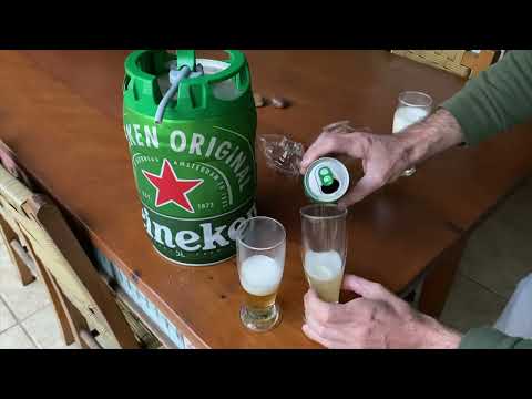 Cerveja Barril Heineken Puro Malte Chopeira Chopp 5 Litros é Igual de Lata ?