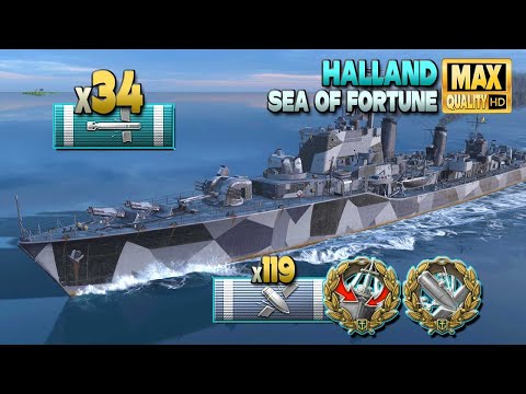 Destroyer Halland: Torpedo boss (x34) - World of Warships