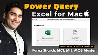 First Look Of Power Query In Excel For Mac (Get Data)