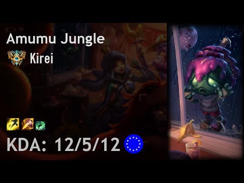 Amumu Jungle vs Nidalee - Kirei - EUW Challenger Patch 7.14