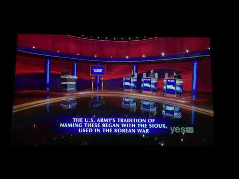 Final Jeopardy, “US Military Equipment” - Melis Sahin-Collins Day 2 (3/4/21)