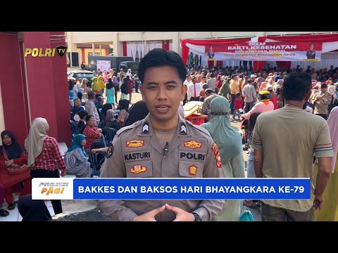POLDA BENGKULU GELAR BAKTI KESEHATAN DAN BANTUAN SOSIAL DALAM RANGKA HARI BHAYANGKARA KE-79