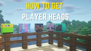 Minecraft: How to Get Player Heads and Custom Heads 1.20!
