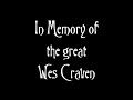 Shocker Main Title / In Memory Of  Wes Craven