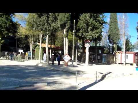 Romeins theater de Aspendos in Turkije bij Antalya, we gaan naar binnen.